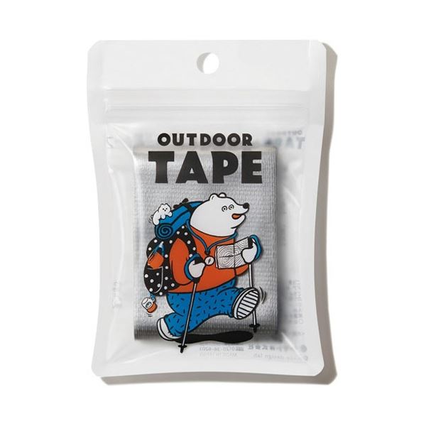 （まとめ）ヤマト アウトドアテープ 50mm×3mシルバー OD-SIL 1セット(6巻)【×3セット】