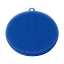 【送料無料】(まとめ) TRUSCO シリコンたわし 青130×120×15mm SLT-B 1個 【×10セット】