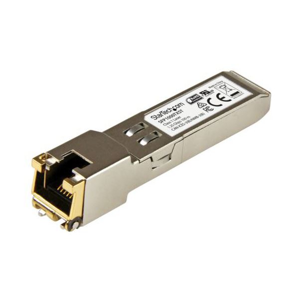 【送料無料】StarTech.com SFPモジュール／MSA対応アンコード／1000BASE-TX準拠 SFP1000TXST 1台
