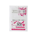【送料無料】(まとめ)容量表示入りゴミ袋 ピンクリボンモデル 30L 10枚入×60パック