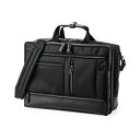 サンワダイレクト 3WAYビジネスバッグ(15.6型対応・大容量・テフロン加工・撥水・防汚・ブラック) 200-BAG138BK 1個(2)