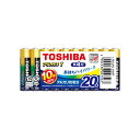【送料無料】(まとめ) 東芝 アルカリ乾電池 アルカリ1 単4 20本まとめパック 【×2セット】