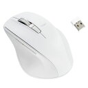 【送料無料】Digio2 無線 高速スクロール静音マウス 5ボタン/BlueLED MUS-RKF164NWH ホワイト