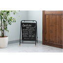 【送料無料】サインボード ブラック (約W45×D36×H70cm) 完成品