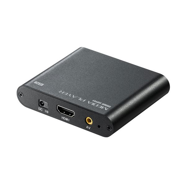 【送料無料】サンワダイレクト SD/USB対応4Kメディアプレーヤー 400-MEDI023 1個
