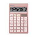 【送料無料】(まとめ) キヤノン 卓上電卓抗菌仕様 HS-1200TC-PK JPN 12桁 ピンク 5049C002 1台 【×3セット】
