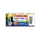 【送料無料】(まとめ) 東芝 アルカリ乾電池 アルカリ1 単2 4本まとめパック 【×5セット】