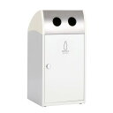 【送料無料】受注生産 ゴミ箱 〔 あきびん用 オフホワイト 〕 アジャスター付き テラモト TrimST ステン ダストボックス