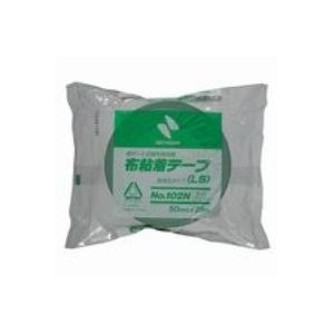 （まとめ）ニチバン カラー布テープ 102N-50 50mm*25m ライト緑【×10セット】