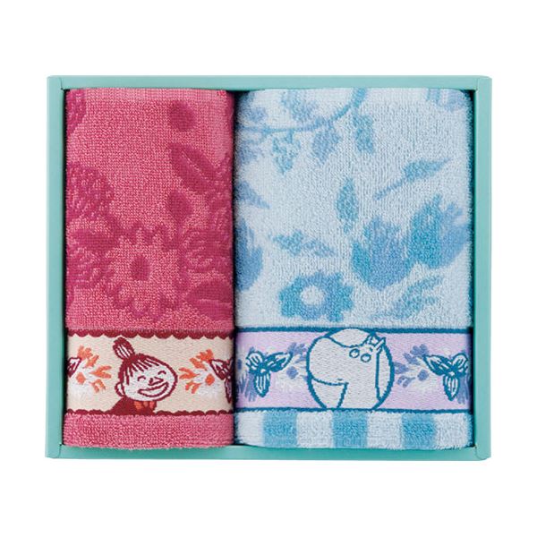 【送料無料】ムーミン ピックオンニ フェイスタオル&タオルハンカチ フェイスタオル34×70cm、タオルハンカチ25×25cm C6079560