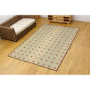 【送料無料】純国産 い草花ござ 『飛鳥』 ブラウン 江戸間4.5畳(約261×261cm)【代引不可】(3)