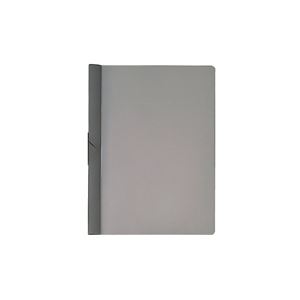 (まとめ)プラス スライドクリップファイル FS-141PH 濃灰【×20セット】