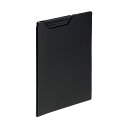 【送料無料】(まとめ) リヒトラブNoir×noir クリップファイル A5 約20枚収容 黒 F-5902 1冊 【×2セット】