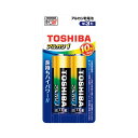 【送料無料】(まとめ) 東芝 アルカリ乾電池 アルカリ1 単3 2本フック 【×10セット】