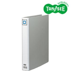 【送料無料】（まとめ）両開きパイプ式ファイルV A4-S 30mmとじ シルバー 30冊