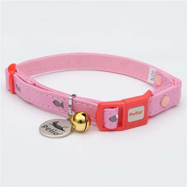 【送料無料】（まとめ）CAT COLLAR フィッシュレザーカラー ピンク【×3セット】 (猫用品/首輪) ホビー・エトセトラ ペット 猫 ハーネス レビュー投稿で次回使える2000円クーポン全員にプレゼント