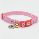 【送料無料】(まとめ)CAT COLLAR フィッシュレザーカラー ピンク【×3セット】 (猫用品/首輪)