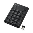 【送料無料】エレコム 無線静音テンキーパッドブラック TK-TDM022SKBK 1個