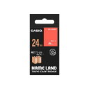 【送料無料】カシオ計算機 ネームランドテープ 24mm 白文字 赤 XR-24ARD
