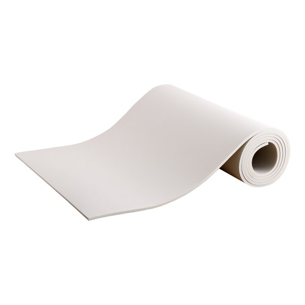 【送料無料】継ぎ目がない！PVCロールマット スリムロング（約110×500cm） アイボリー【代引不可】