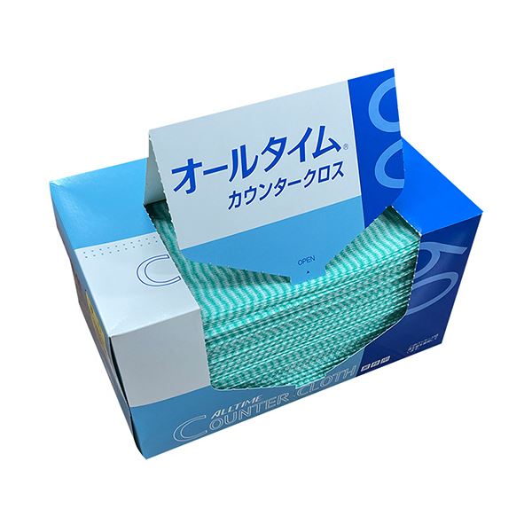 【送料無料】（まとめ） 東京メディカル カウンタークロス 厚口グリーン FT-302 1パック（60枚） 【×3セット】 生活用品・インテリア・雑貨 キッチン・食器 その他のキッチン・食器 レビュー投稿で次回使える2000円クーポン全員にプレゼント