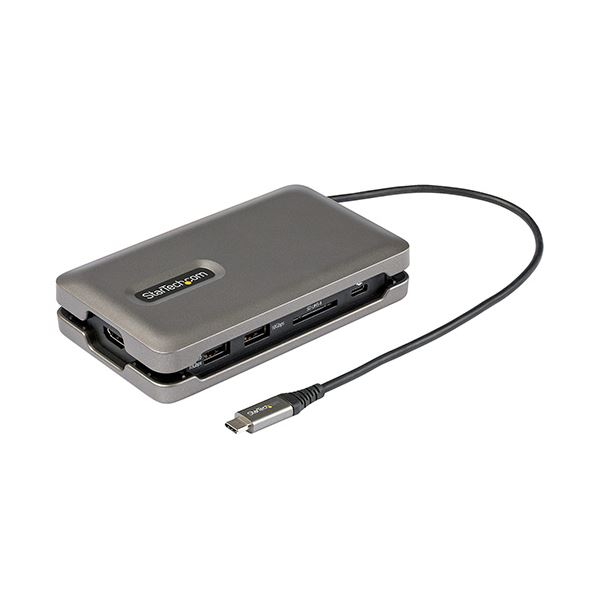 【送料無料】StarTech.com USB Type-Cマルチ変換アダプター 100W PD対応 スペースグレー DKT31CSDHPD31個