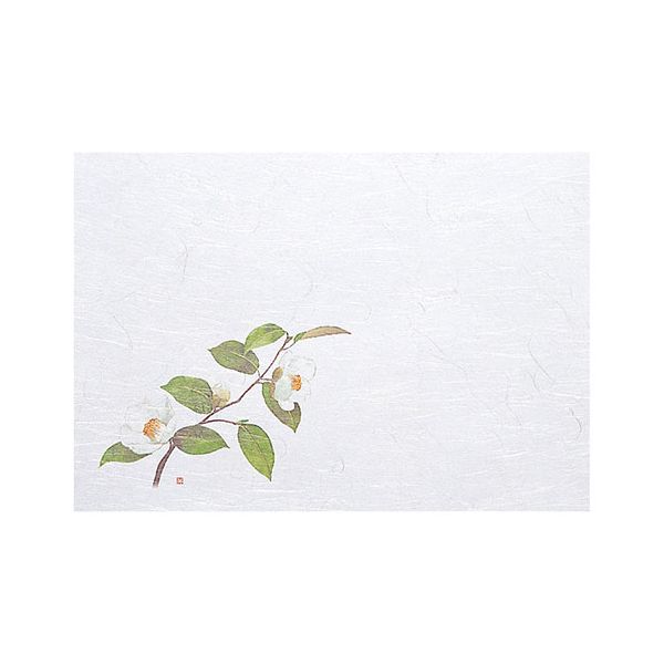 【送料無料】ヤマコー 用美 業務用 尺1お手元まっと 四季 椿 (100枚入) yamaco64959