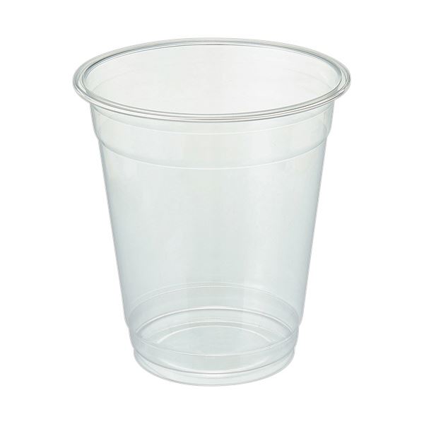 【送料無料】TANOSEEリサイクルPETカップ 96mm口径 420mL 1セット（1000個：50個×20パック）