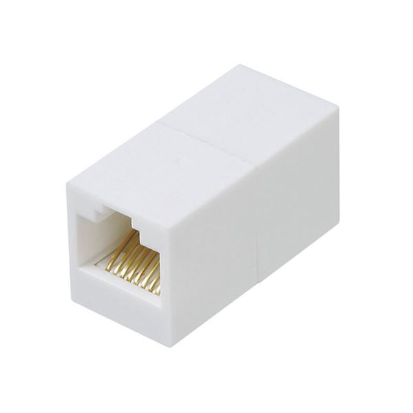 【送料無料】【5個セット】 サンワサプライ RJ-45用中継アダプタ（エンハンスドカテゴリ5） ADT-EX-5EKX5 AV・デジモノ パソコン・周辺機器 ACアダプタ・OAアダプタ レビュー投稿で次回使える2000円クーポン全員にプレゼント