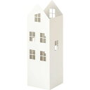 【送料無料】傘立て ホワイト (約W15.5×D15.5×H49cm) 完成品