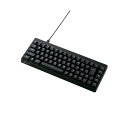【送料無料】エレコム ゲーミングキーボード/Vcustom/有線/着脱式/メカニカル/ネオクラッチキーキャップ/テンキーレス/65%サイズ/スピードリニア(銀軸...
