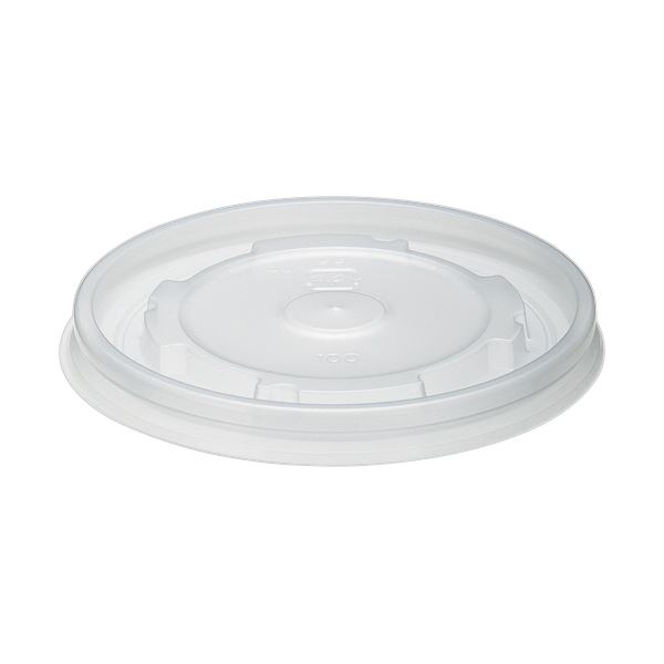 【送料無料】(まとめ）アヅミ産業 紙カップ 汁椀 外嵌合フタ DYC-100 1パック（100枚）【×10セット】