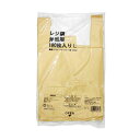 【送料無料】(まとめ) 伊藤忠リーテイルリンク レジ袋 弁当用 ベージュ L VCJ-BL 1パック(100枚) 【×10セット】