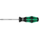 【送料無料】WERA ヴェラ Kraftform Plus ハンドル レーザーチップポジドライブドライバー 先端サイズPZ2 軸長100mm 100057 工具...