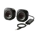 【送料無料】コンパクトスピーカーφ3.5/AC付MS-P08A2BK(2)