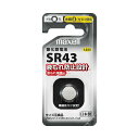 【送料無料】(まとめ) マクセル酸化銀電池 SR43 1BS D 1個 【×5セット】