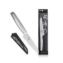 【送料無料】貝印 関孫六 オールステンレス コンパクトナイフ(サヤ付き) 刃渡り 12cm DH3355