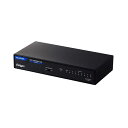 【送料無料】エレコム Giga対応8ポートスイッチ(金属筐体/電源内蔵) メタル(ブラック) EHC-G08MN4-HJB