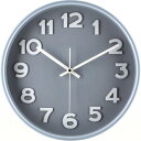 【送料無料】掛時計 約Φ30cm スカイグレー【代引不可】(3)