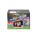 【送料無料】水性外かべ凹凸塗料ツヤあり アイボリー 7L【代引不可】