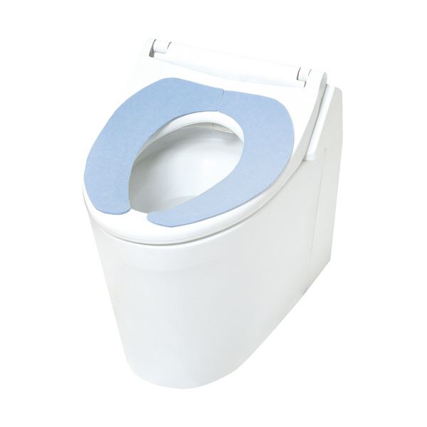 【送料無料】（まとめ） レック ぴたQ吸着便座シート ブルー BB-479B 1パック 【×5セット】