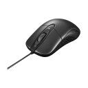 【送料無料】バッファロー有線光学式 3ボタン 防水防塵マウス 簡易包装 ブラック BSMOUWPBKZ 1個