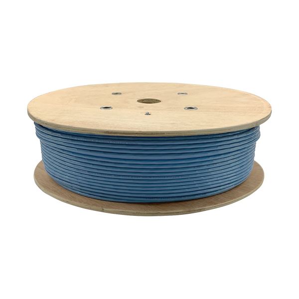 【送料無料】バッファロー Cat6A LANケーブル単線 ブルー 300m BL6A3000BL 1巻