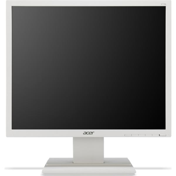 【送料無料】Acer 17型スクエア液晶ディスプレイ（非光沢／1280x1024／250cd／100000000：1／5ms／ホワイト／ミニD-Sub 15ピン） V176Lwmf AV・デジモノ パソコン・周辺機器 液晶モニター レビュー投稿で次回使える2000円クーポン全員にプレゼント