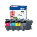 【送料無料】【純正】 ブラザー インクカートリッジ 4色パック LC412-4PK(2)