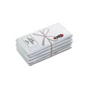 (まとめ)中村 のし巻きタオル5枚入 白 【×5セット】