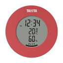 【送料無料】タニタ デジタル温湿度計 ピンク TT-585PK 1個
