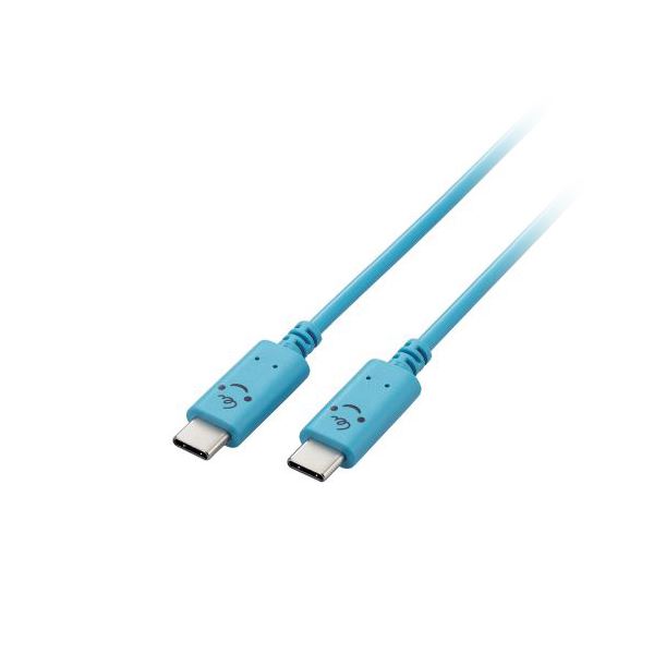 【送料無料】【5個セット】 エレコム しろちゃんUSB Type-C（TM）ケーブル MPA-CCF20BUFX5 AV・デジモノ パソコン・周辺機器 ケーブル・ケーブルカバー その他のケーブル・ケーブルカバー レビュー投稿で次回使える2000円クーポン全員にプレゼント