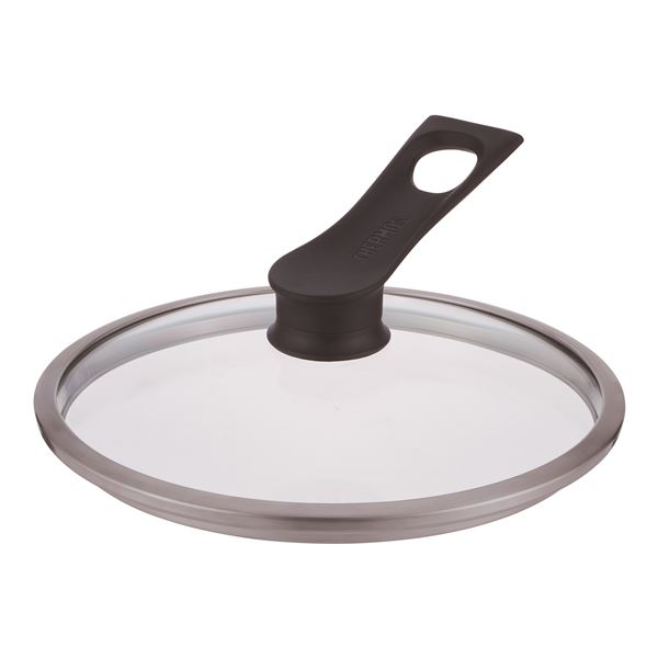 【送料無料】サーモス スタンド式ガラスフタ 20cm ブラック KLH-020