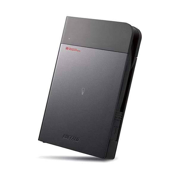 【送料無料】（まとめ）バッファロー ICカードセキュリティ強制暗号化 耐衝撃ポータブルHDD 500GB HDS-PZN500U3TV3 1台【×3セット】 AV・デジモノ パソコン・周辺機器 HDD レビュー投稿で次回使える2000円クーポン全員にプレゼント